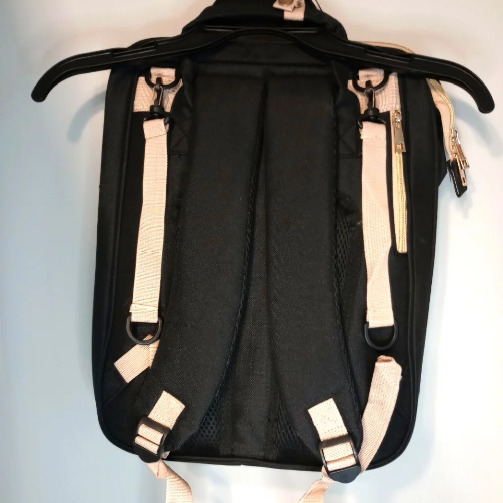 USB Portable Multi-function Bed Bag Two-in-one Diaper Bag Baby Bag Multifunction
